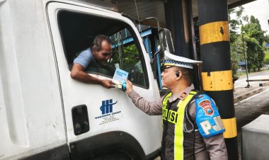 Operasi Keselamatan Semeru 2026 Ditlantas Polda Jatim Tertibkan Penggunaan Lajur Jalan Tol